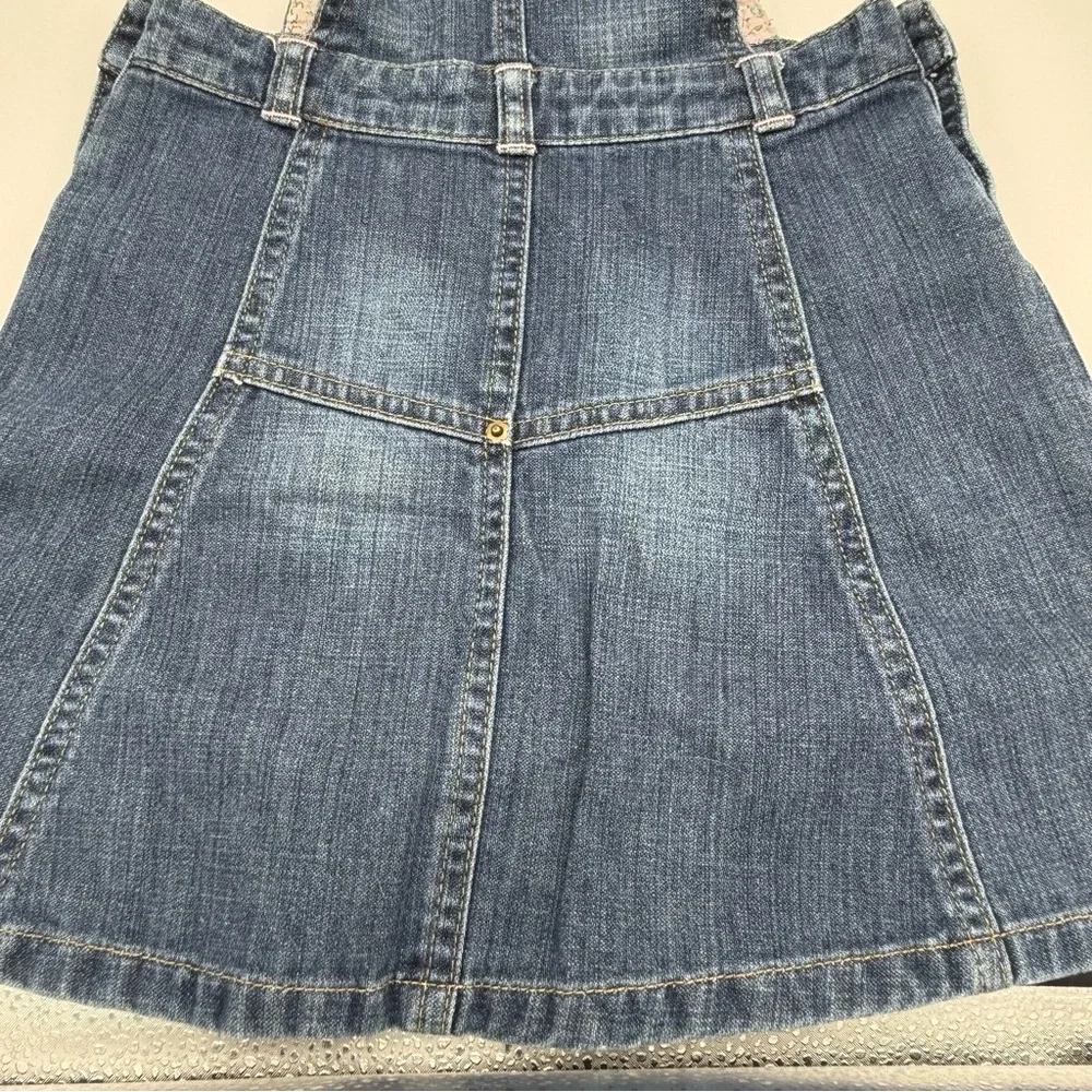Baby GAP Blue Denim Kids Overalls Denim Dress, Size 4T Y2K Vintage